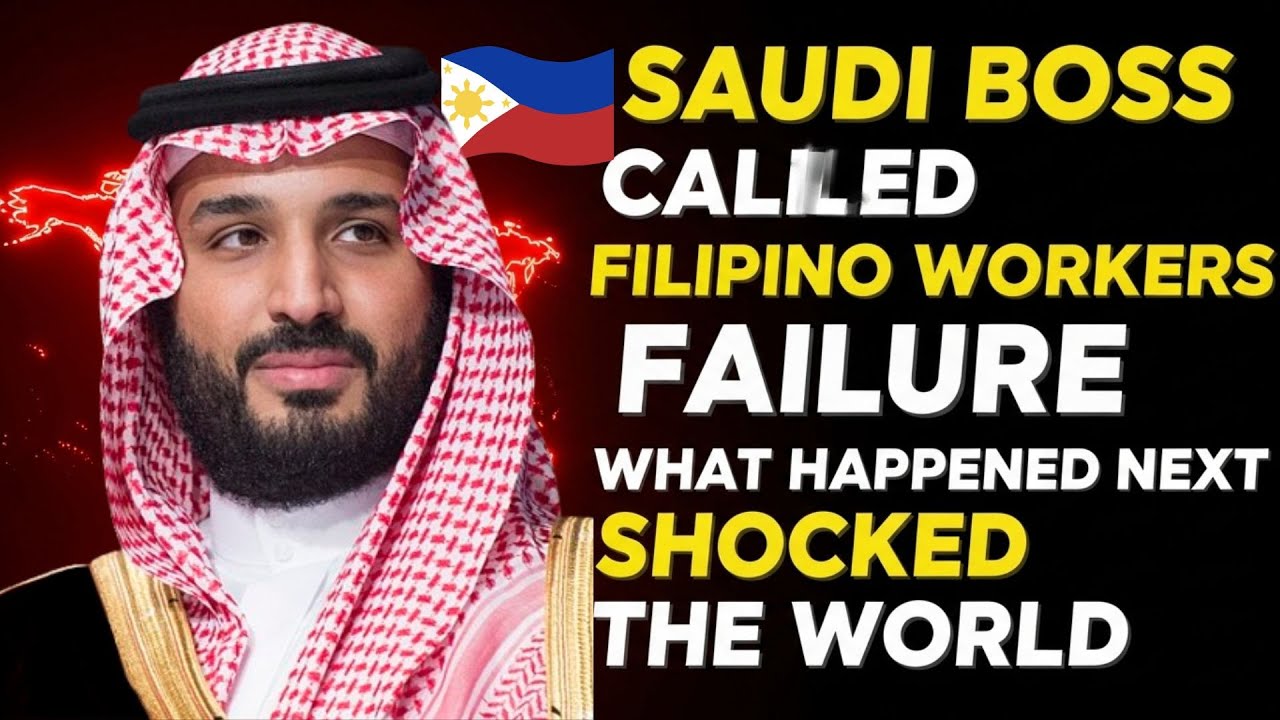 SAUDI BOSS SAID FILIPINO 🇵🇭 WORKERS ARE REPLACEABLE – WHAT HAPPENED NEXT BROKE THE INTERNET