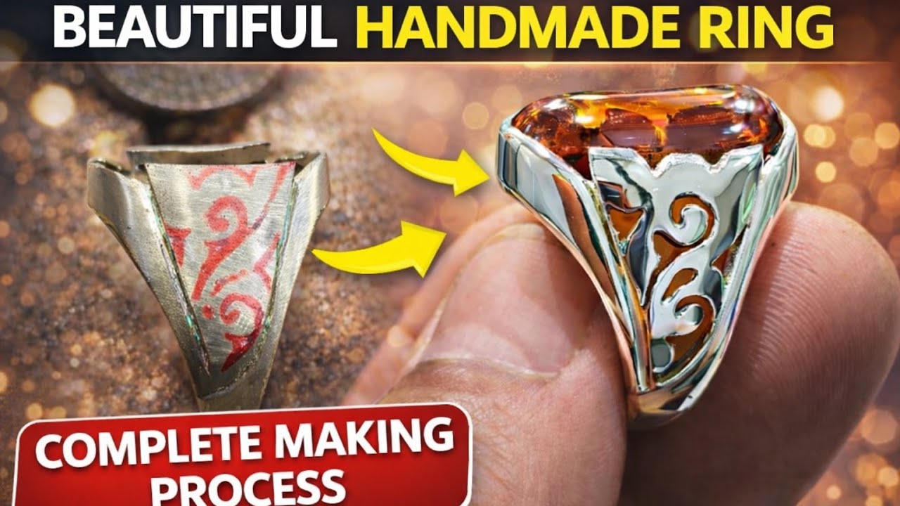 How to Make a Silver Ring | Complete Handmade Jewelry Making Process | Royal Ring Studio #silverring