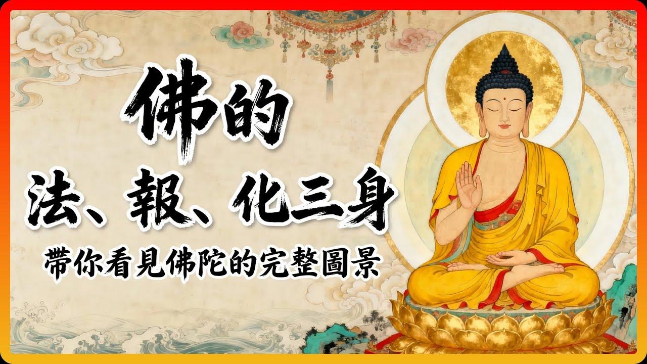 佛有「三種身體」？大乘佛教三身理論，帶你看見佛陀的完整圖景！#佛教故事 #佛法 #修行 #開悟 #三身佛