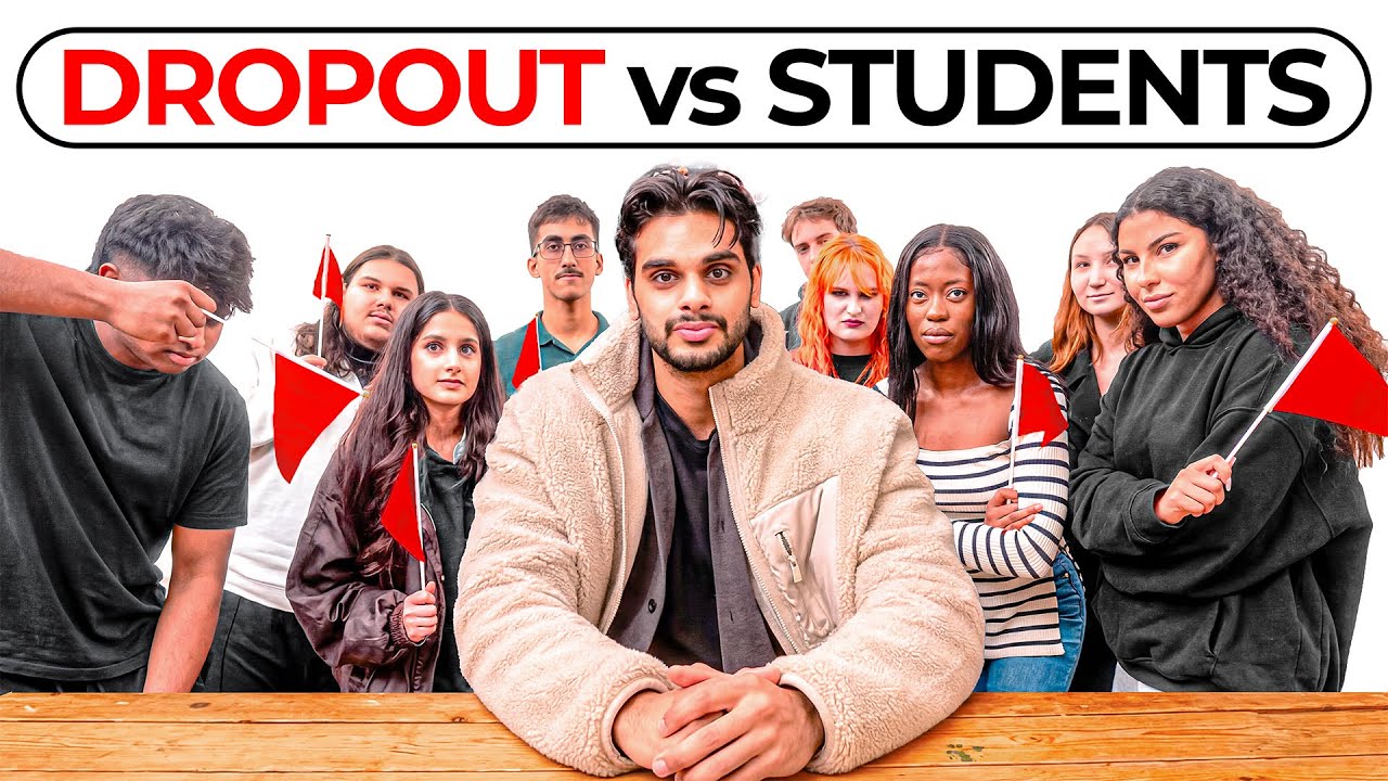 1 Millionaire Dropout vs 10 College Students
