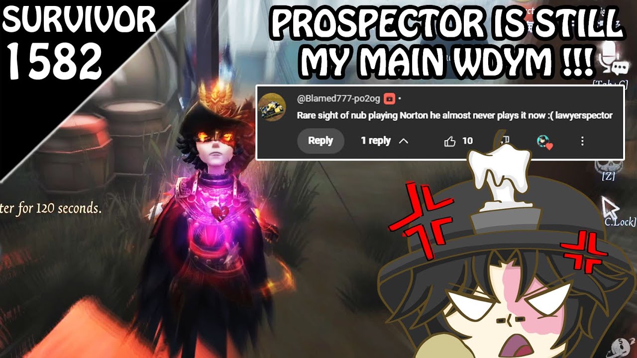 Playing my main after 100 years - Survivor Rank #1582 (Identity v)