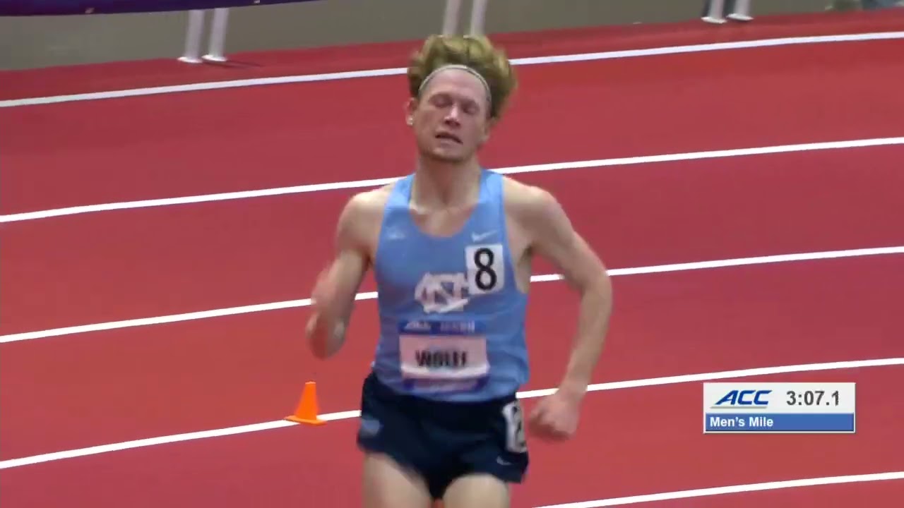 Parker Wolfe Breaks ACC and Meet Records in Men's Mile - ACC Indoor Champs 2024