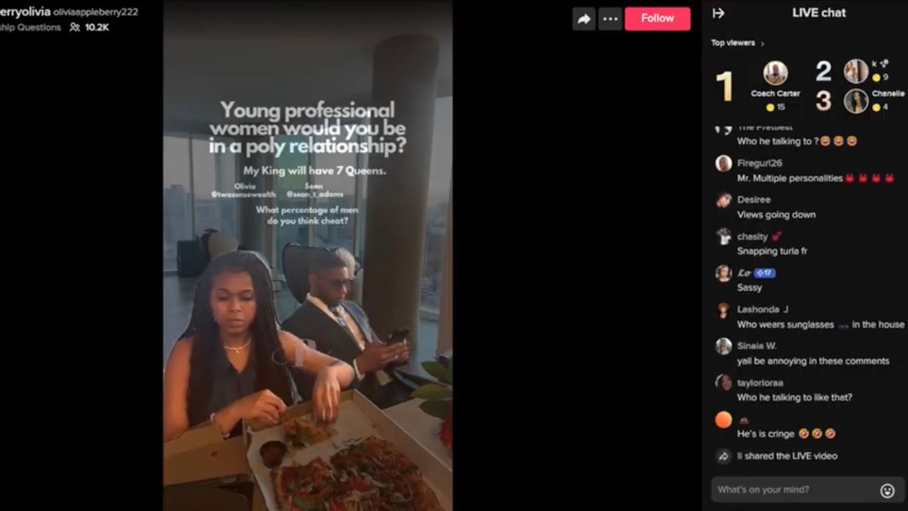 Sean T Adams messy Tiktok & IG live 6/23/23