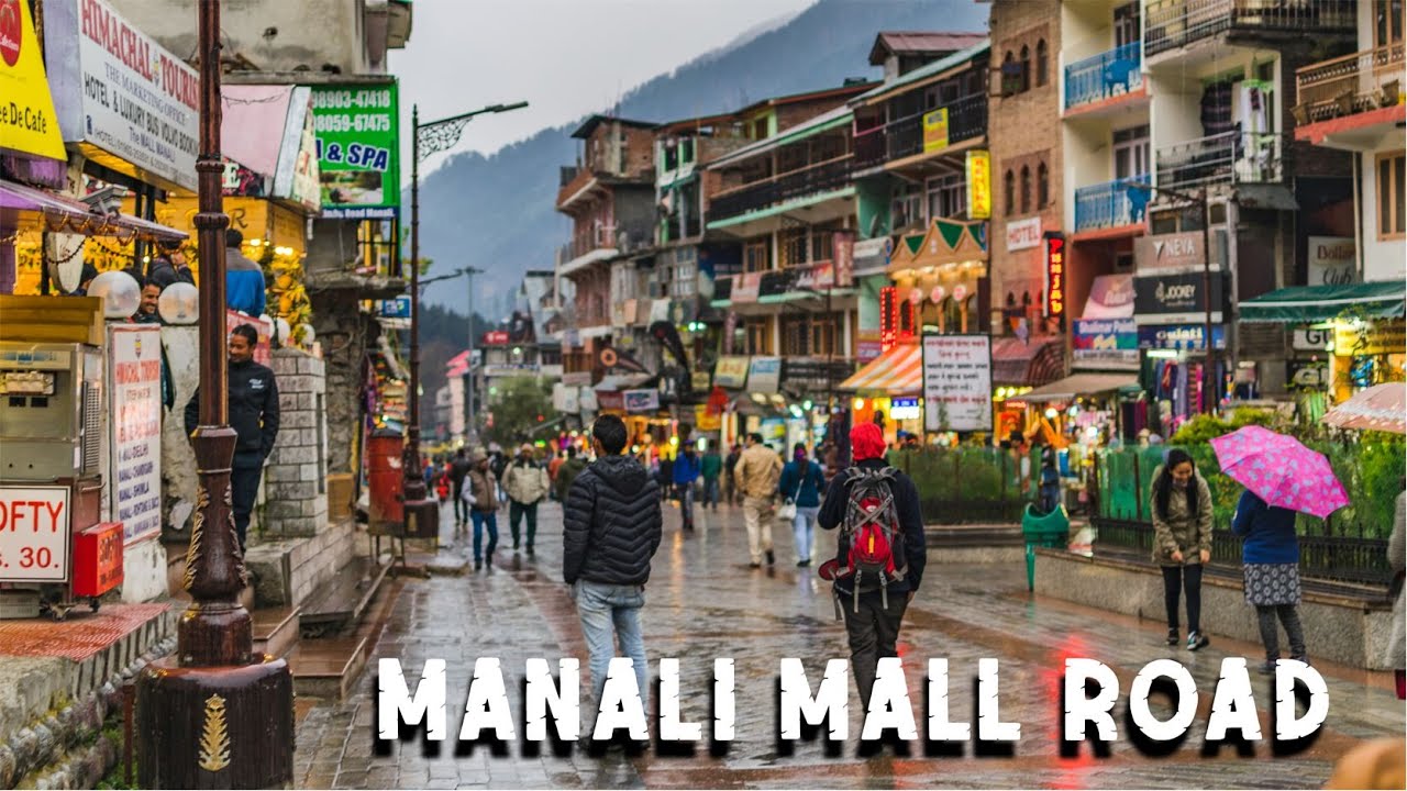 Walkthrough Manali Mall Road | street walking tour | Himachal pradesh | Relaxation Music