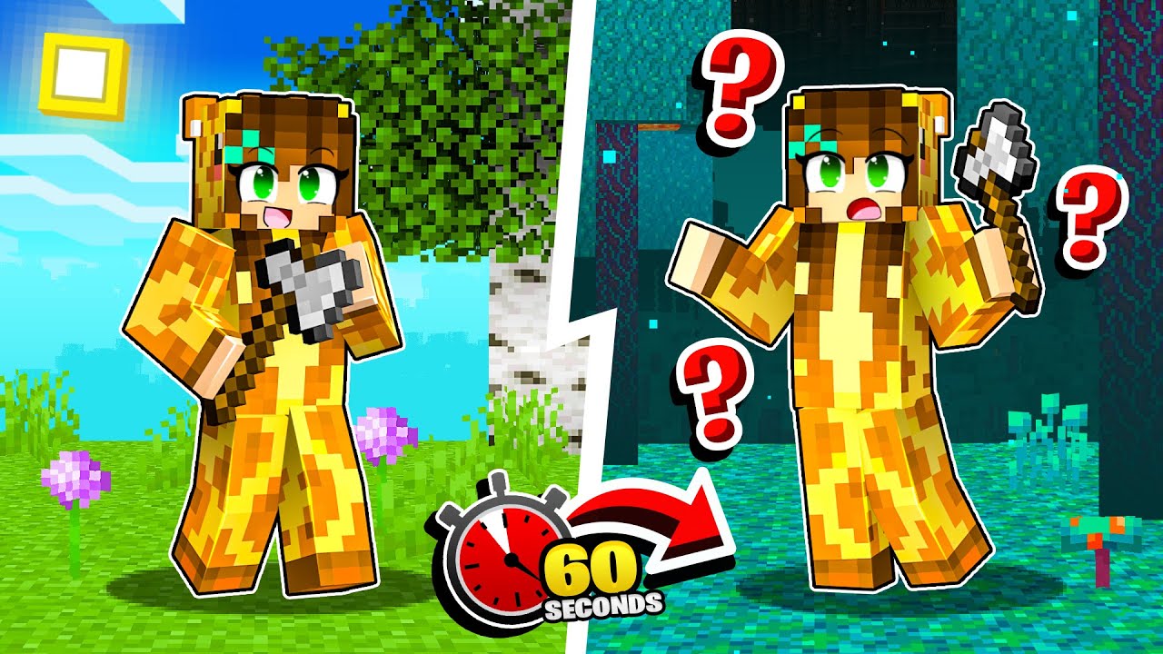 EVERY 60 seconds WE TELEPORT in Minecraft