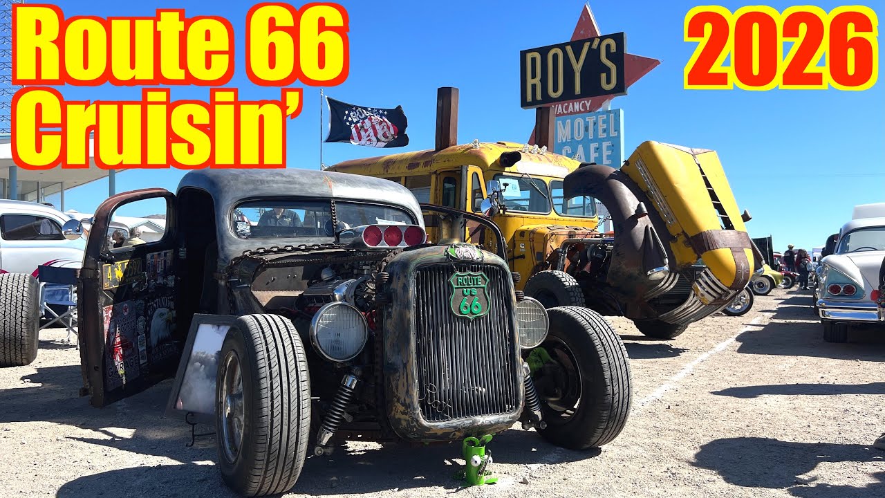 Route 66 Cruisin' Car Show 2026 At Roy's In Amboy