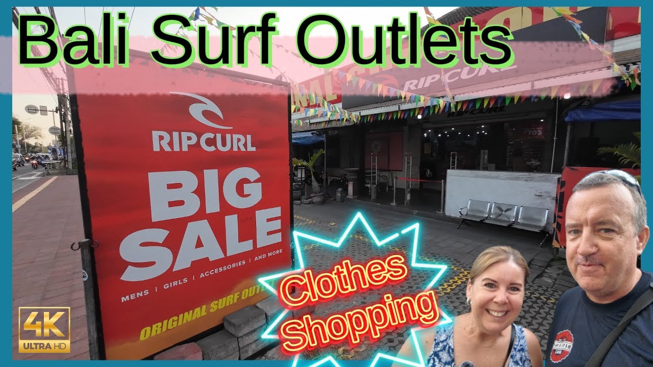 Bali surf wear clothes shopping. Cheap or RIP OFF? Kuta - Legian