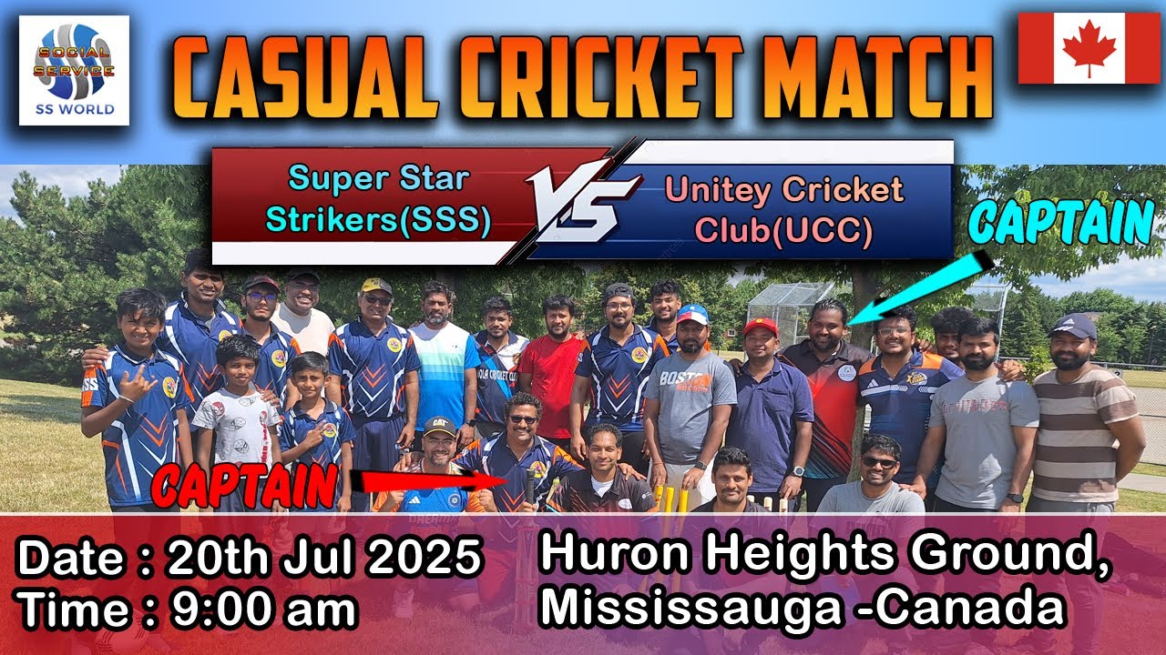 Cricket Match-SSS VS UCC -Canada !