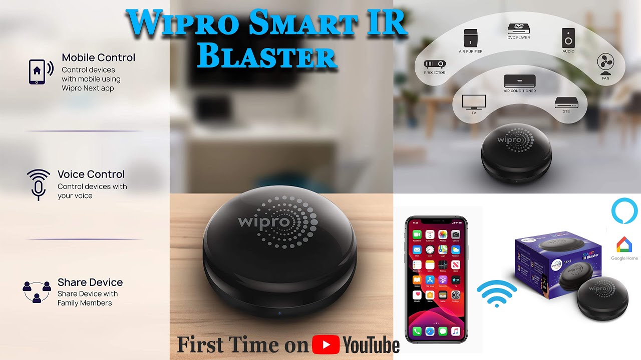 Wipro WiFi Universal Remote | First time on Youtube
