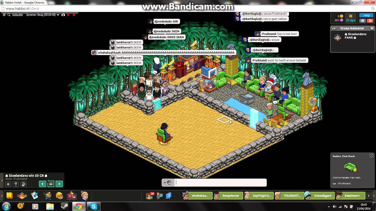 Siriscool055 scamt @ stoelendans om 15cr - Habbo NL