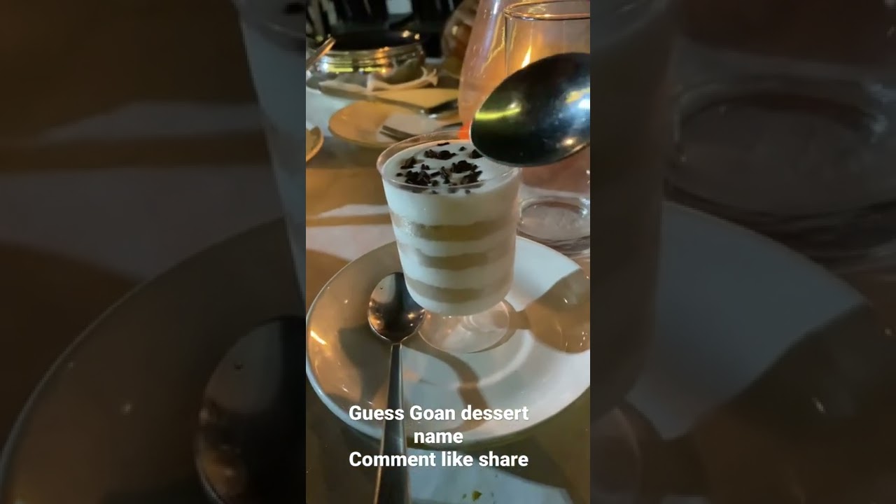 Goan dessert 🍨 