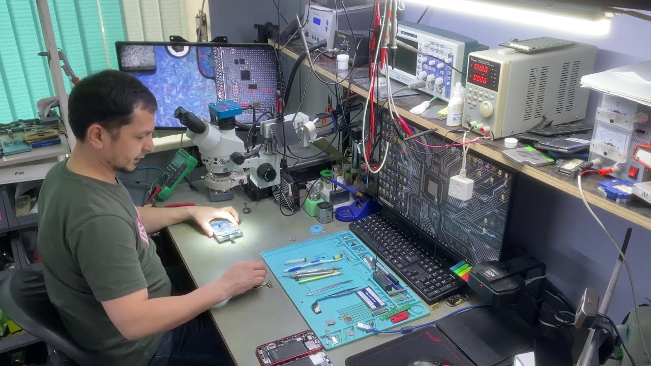 iPhone 13 swap. Восстановление после микроволновой печи.
