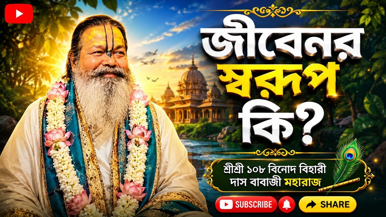 জীবের স্বরূপ কী? #vinodbaba #radhakrishna #viral #viralvideo