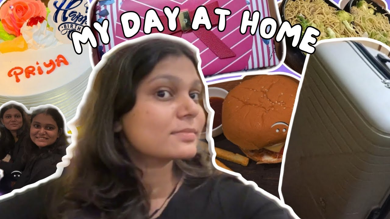A day at my home || run for a trolly bag, birthday celebration|| #vlog #athome