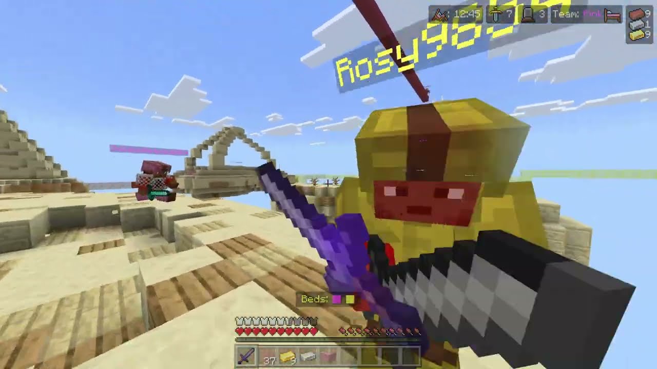 I  actually like this server,  Bedwars 1