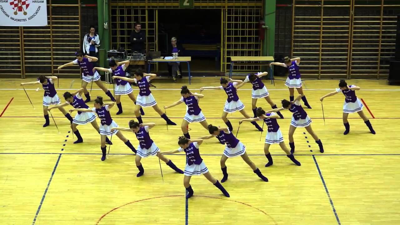 Kaštela - Tradicionalni mažoret ples - Juniori - Mažoret prvenstvo 2015