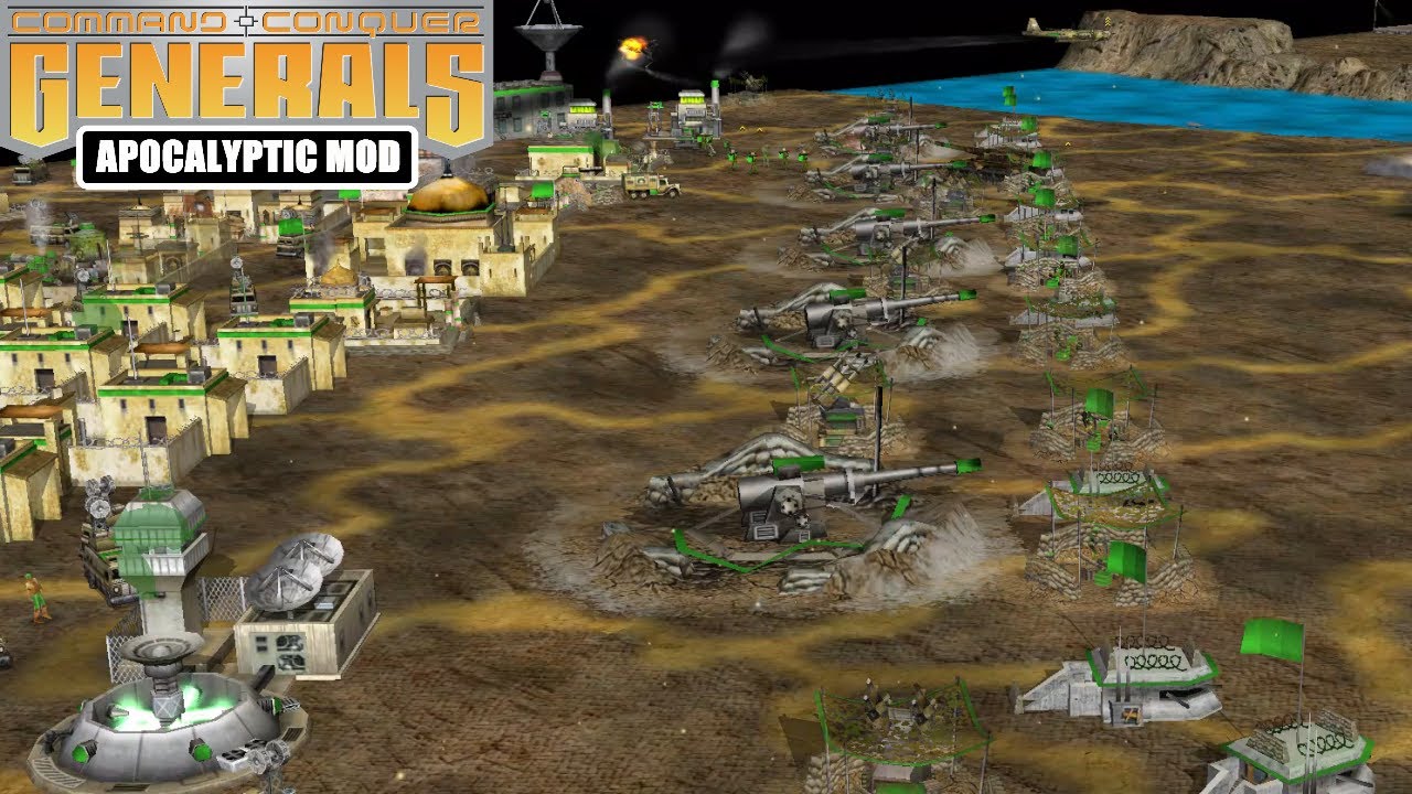 НОВЫЙ БОСС GLA ПРОТИВ ЛАЗЕРНОЙ АРМИИ США! C&C Generals Zero Hour Apocalyptic 2.2