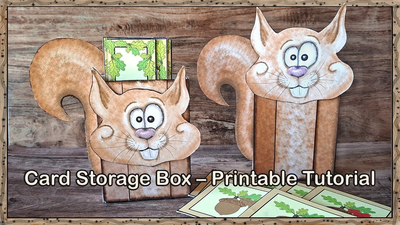 Printable Storage Box Tutorial | DIY Card Storage for Kids