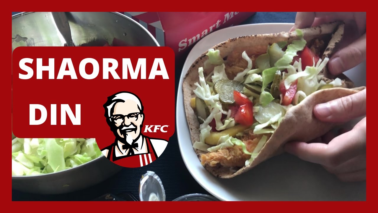 SHAORMA din meniul CRISPY de la KFC