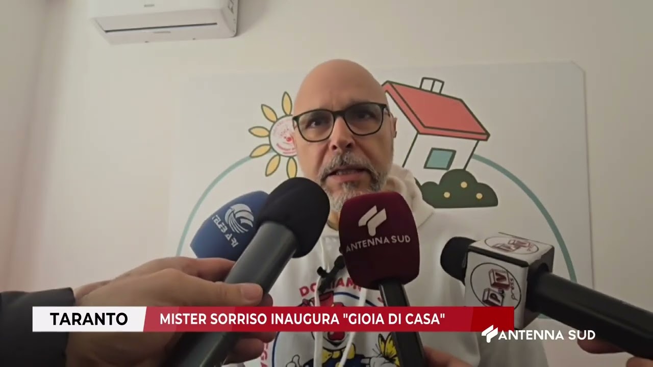 31 GENNAIO 2026 - TARANTO - MISTER SORRISO INAUGURA ''GIOIA DI CASA''