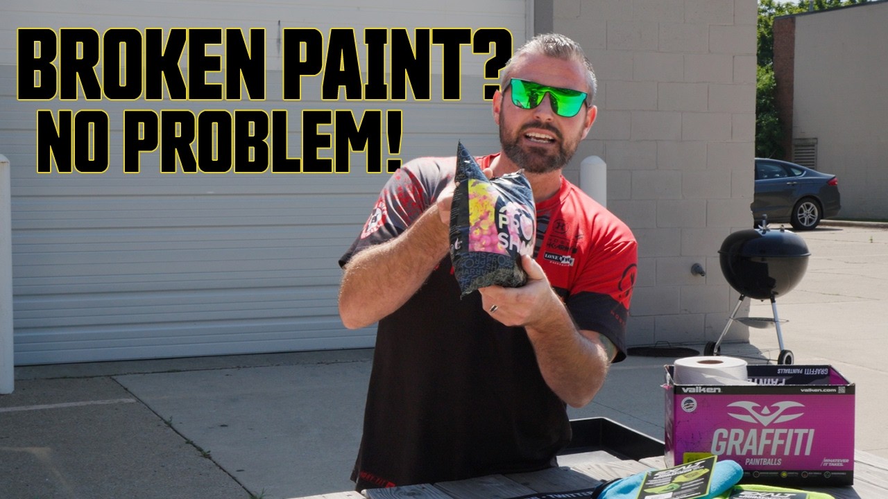 How to Properly Clean Your Broken Paintballs