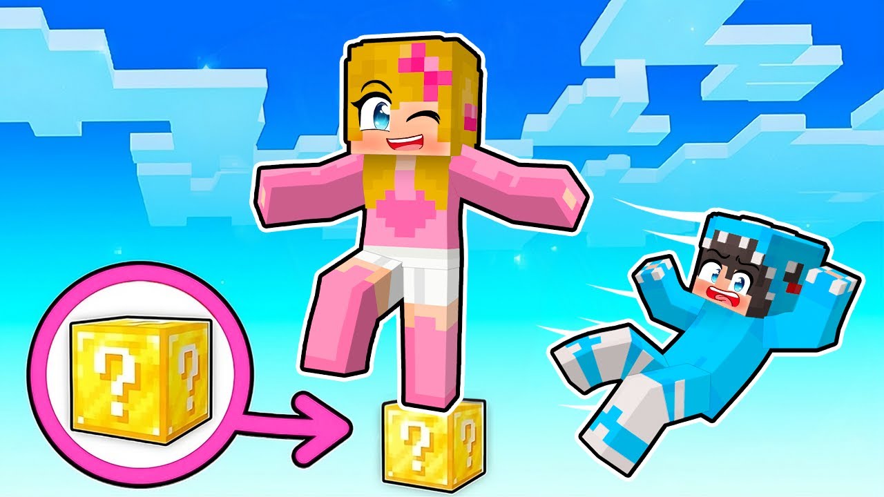 MINECRAFT, ALI PREŽIVLJAVAMO NA JEDNOM LUCKY BLOKU!
