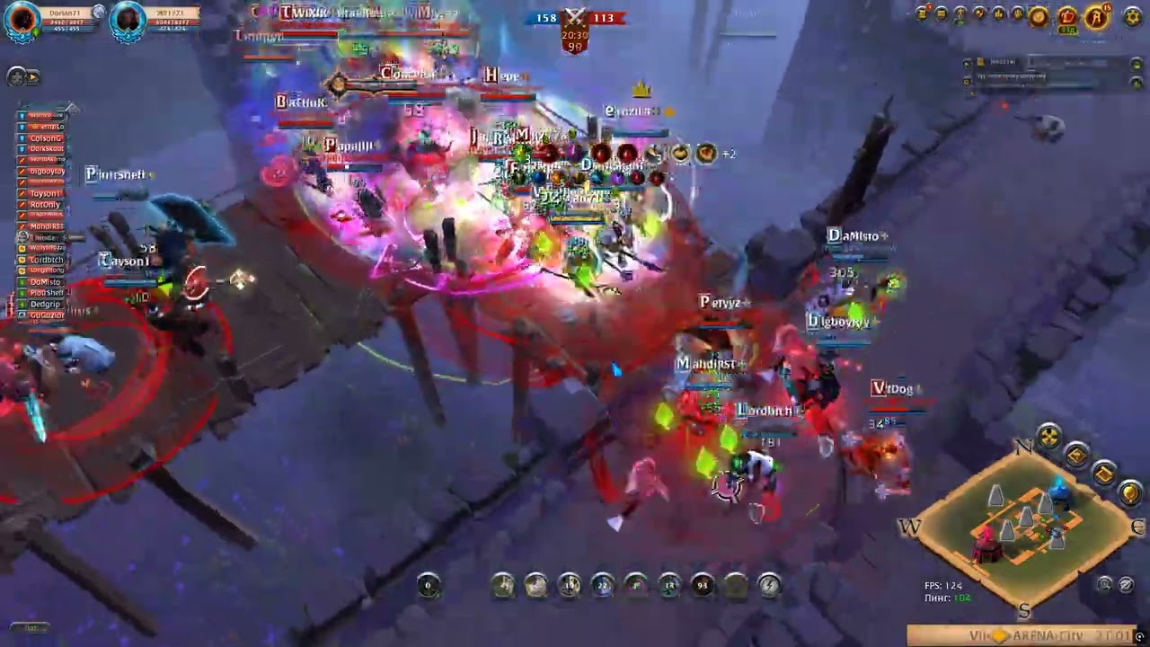 Albion Online скримы против Трикселя