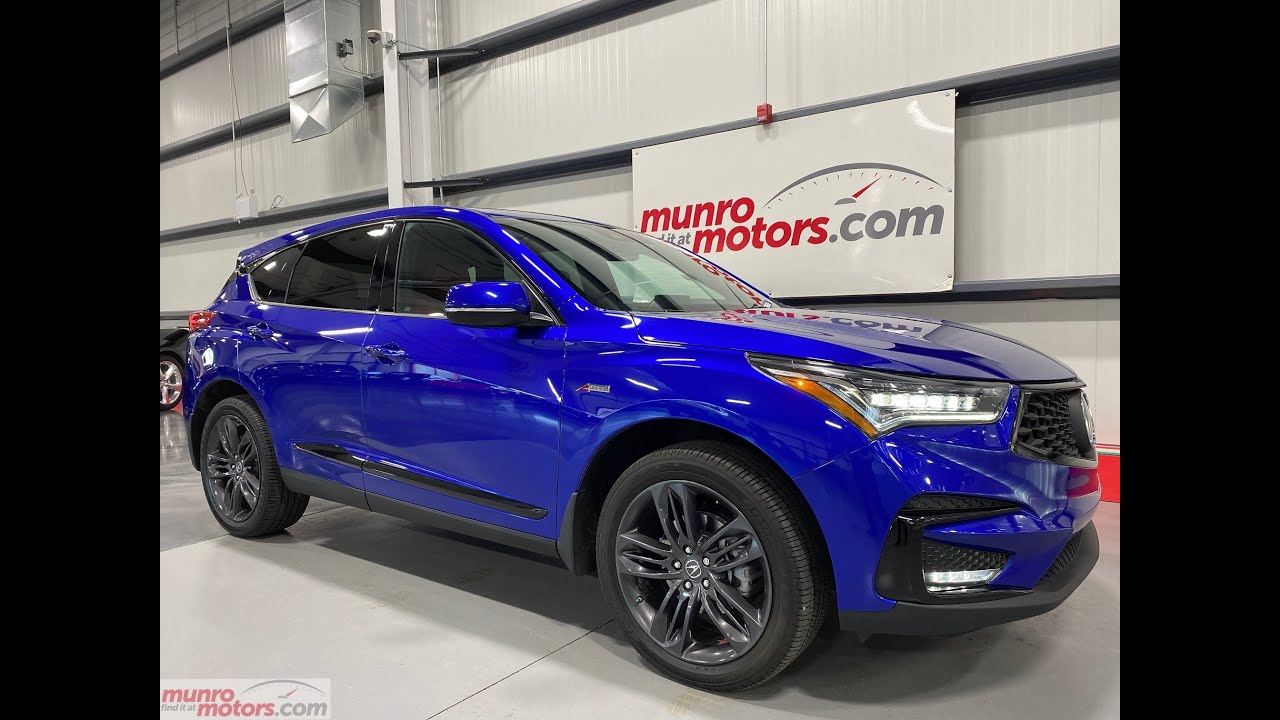 2020 Acura SOLDSOLDSOLDRDX SH-AWD A-Spec Apex Blue on Red interior Auto with 24k kms!