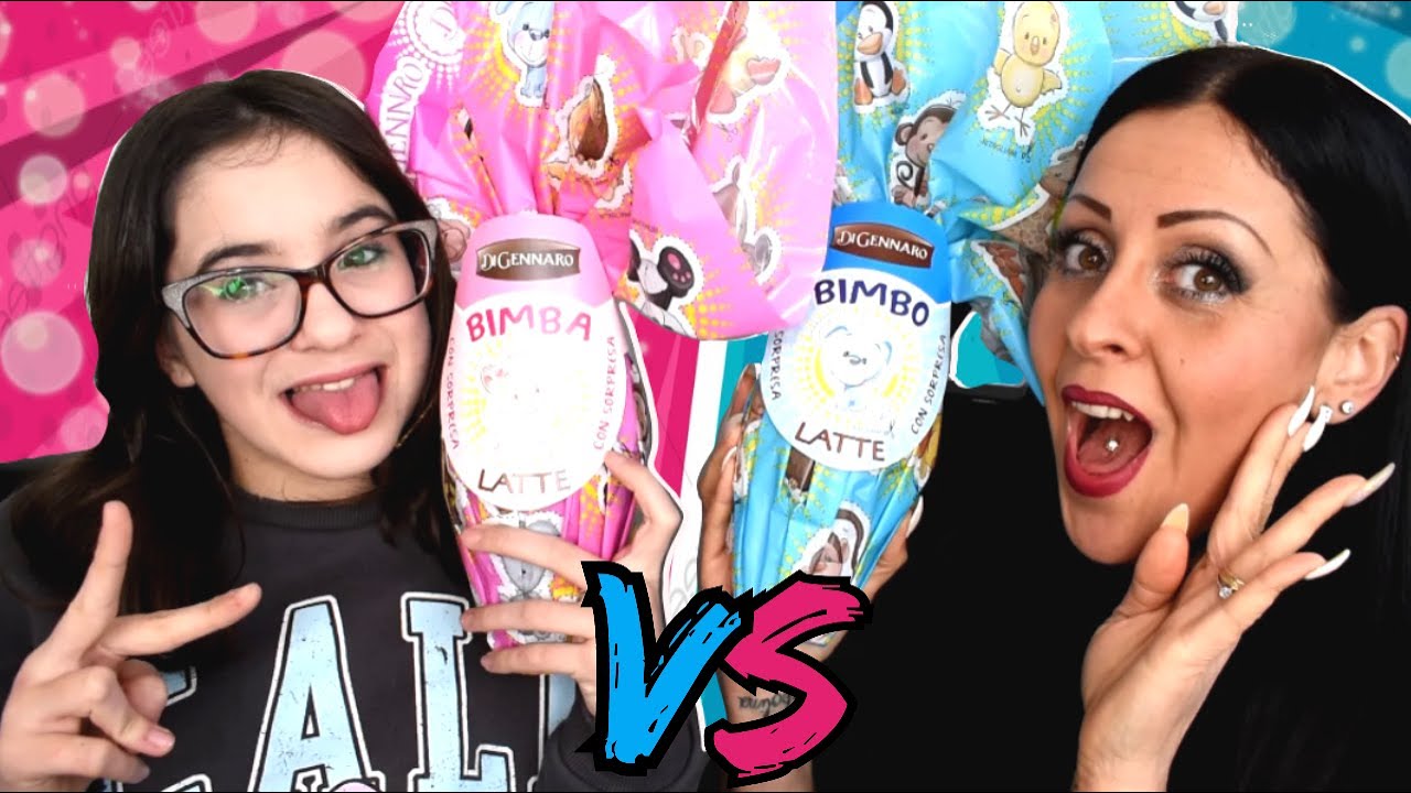 Apriamo a TESTATE ! Due uova di PASQUA 2022!  BIMBO vs BIMBA ! Chi vincera'? || BARBARA DOMINICI💖