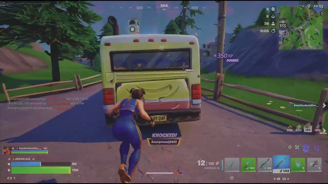 Playing fortnight with my nephew 