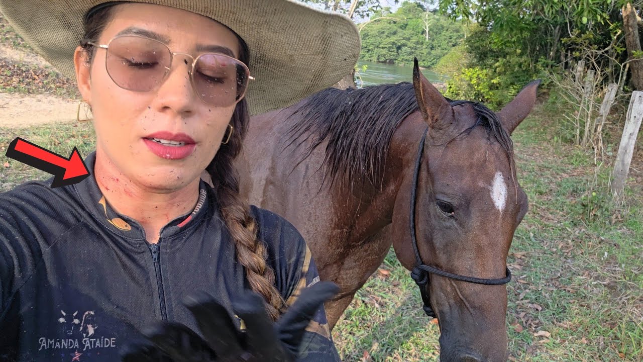 MAIOR SUFOCO DA MINHA VIDA! ME ACIDENTEI COM MEU CAVALO