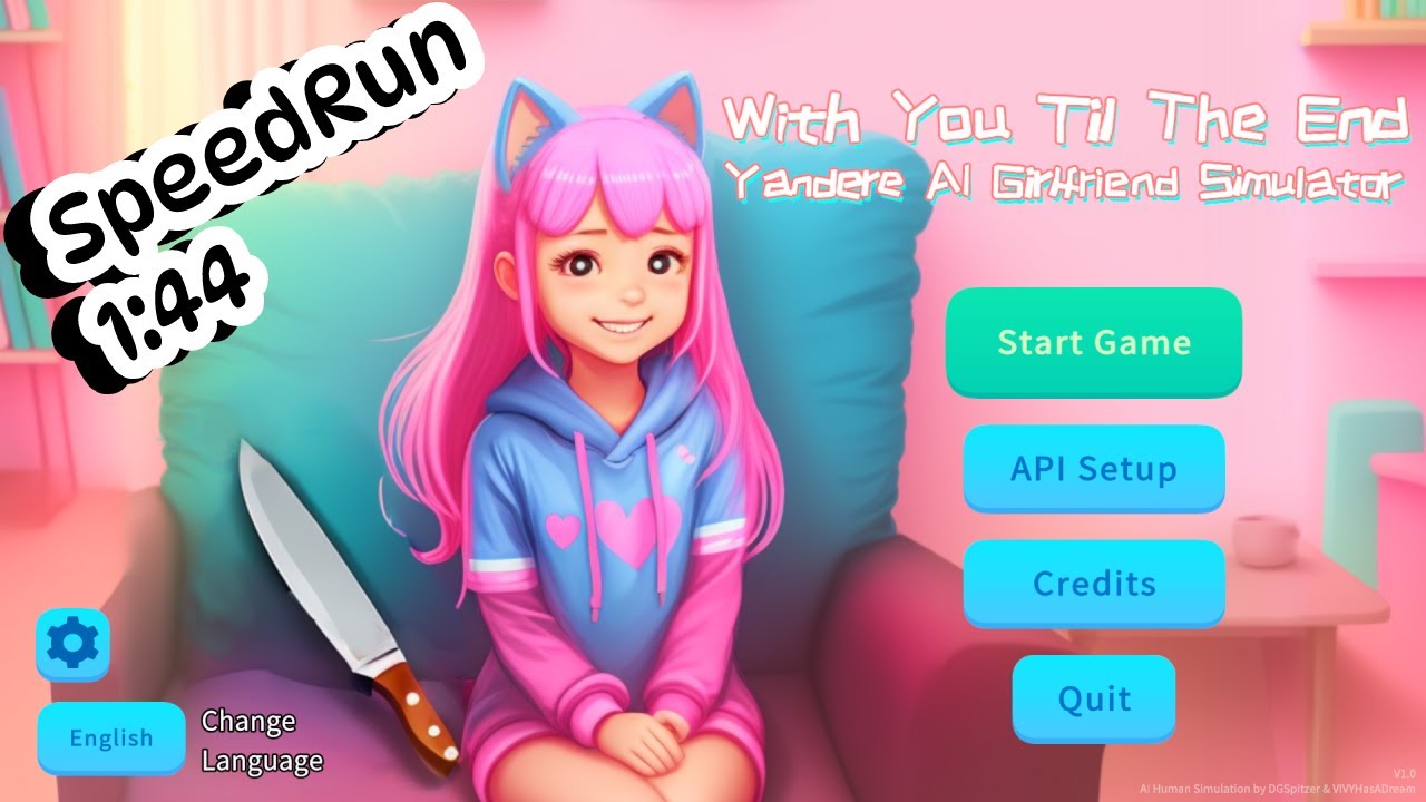 Yandere AI Girlfriend Simulator (Speedrun) | Fastest Escape