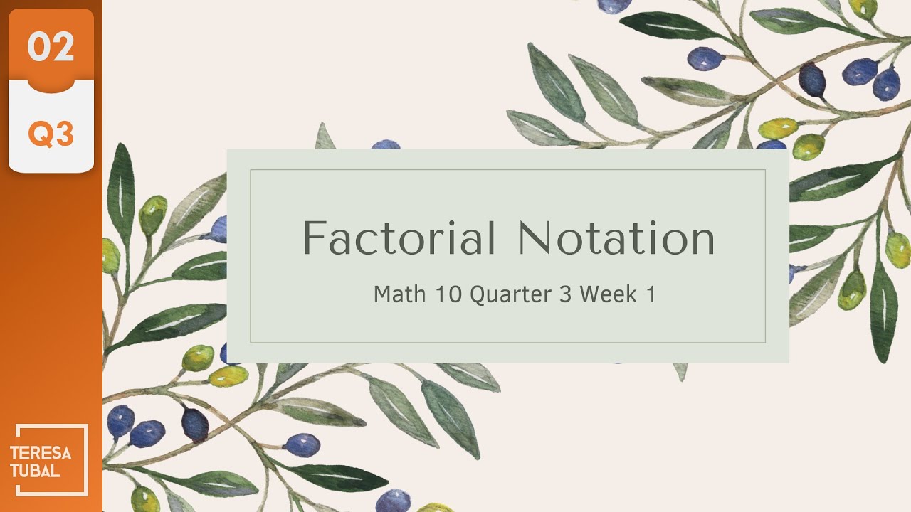 Factorial Notation || G10Q3 