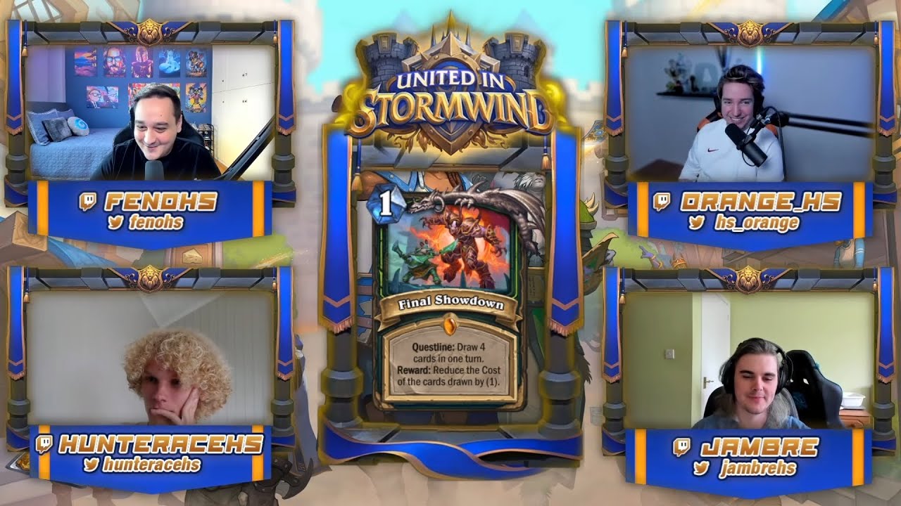 United in Stormwind Card Review with Orange, Jambre & Hunterace !review