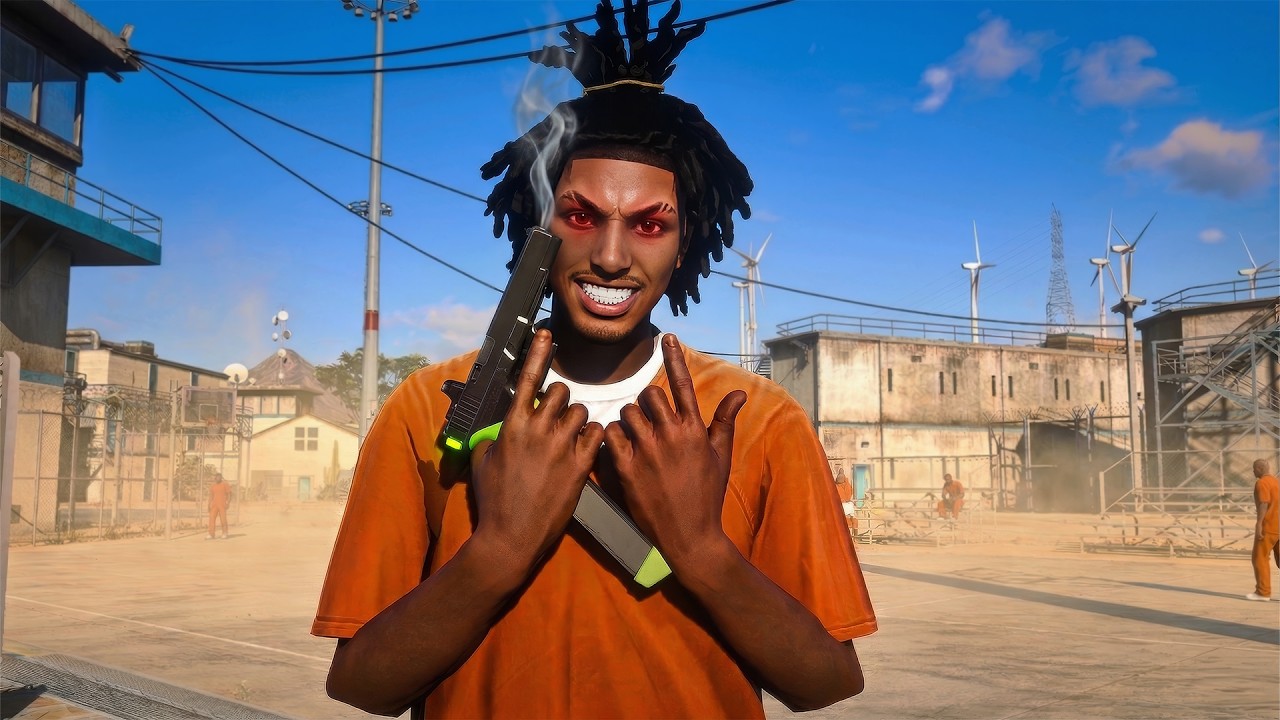 Escaping PRISON with a GLOCK SWITCH in CHICAGO in GTA 5 RP..