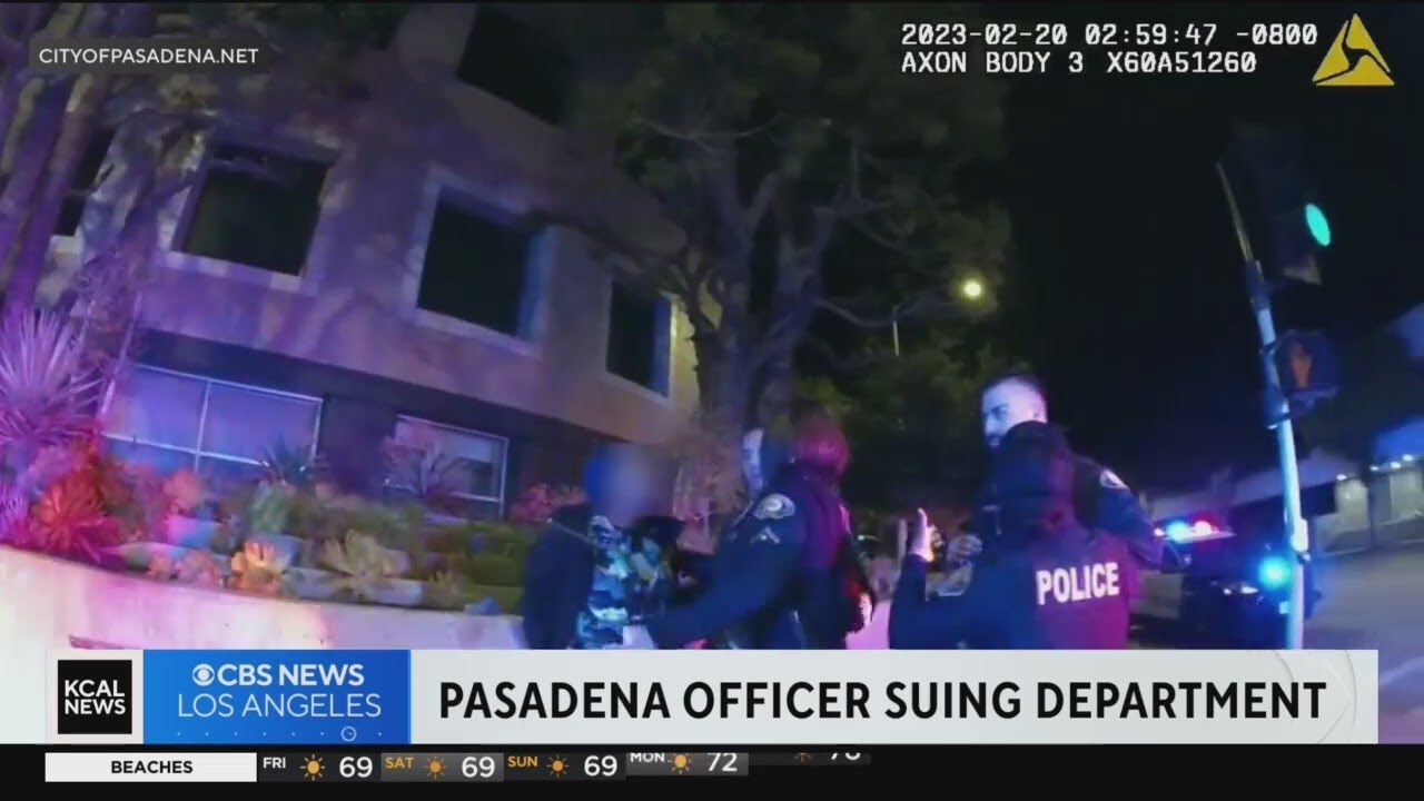 Pasadena police officer suing department over alleged racial discrimination