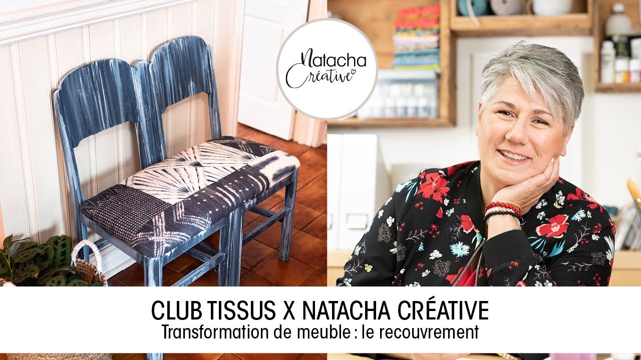 Transformation de meuble : le recouvrement – Club Tissus X Natacha Créative