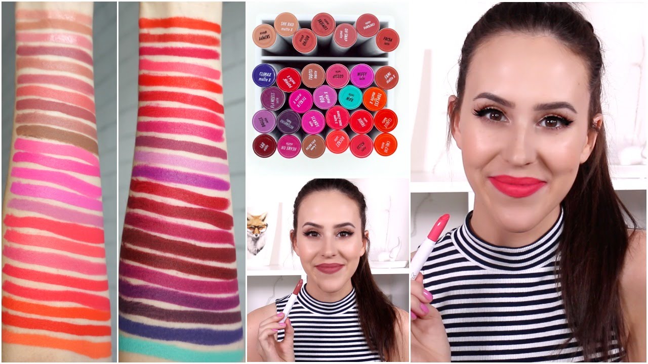ColourPop Lippie Stix Lip Swatches || Beauty with Emily Fox