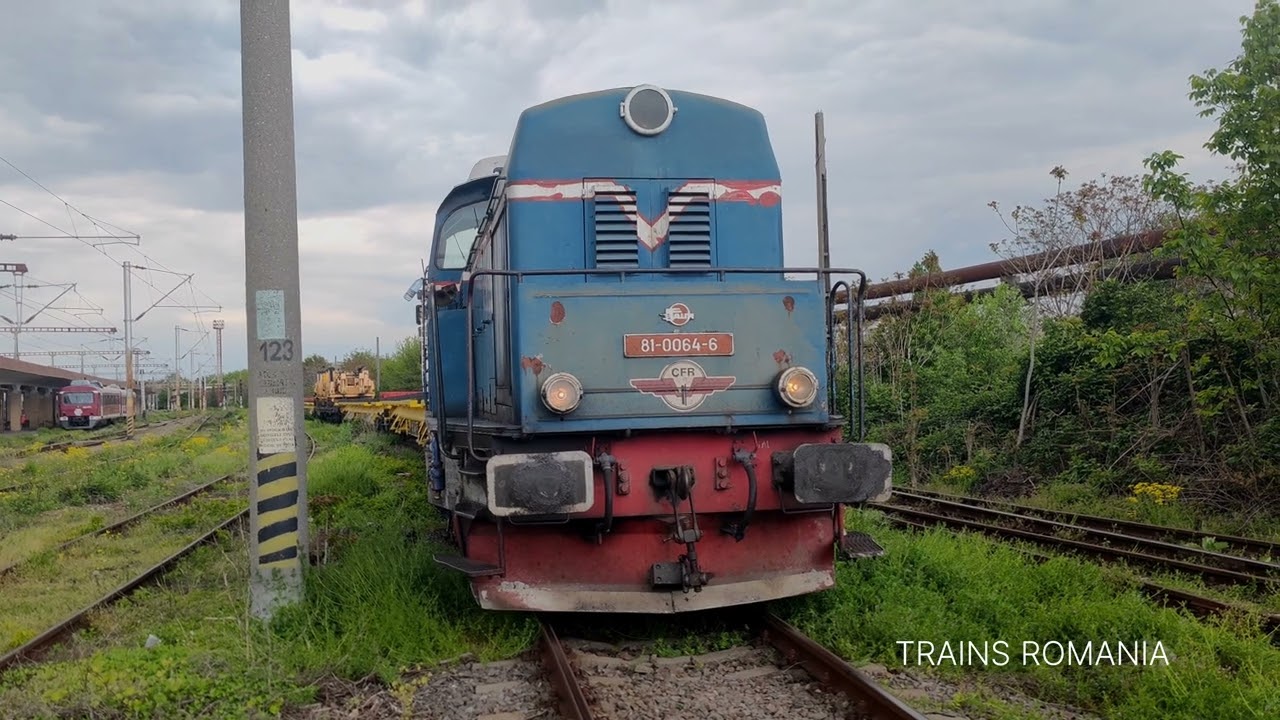 TRAINS PRAHOVA (SCROVISTEA HC - PLOIESTI VEST - PLOIESTI SUD)TREN INTEREGIO,REGIO,MARFAR  VIDEO 4K