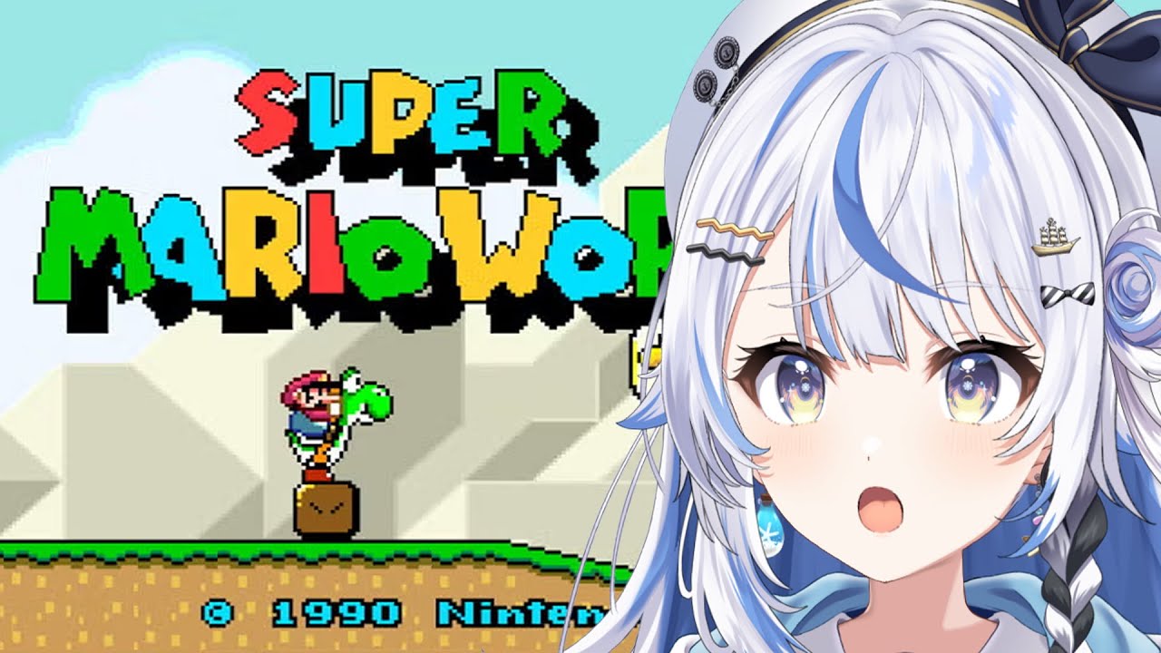 #5【 スーパーマリオワールド 】完全初見！スーパーマリオワールドに挑戦！【 汐空なみり 】