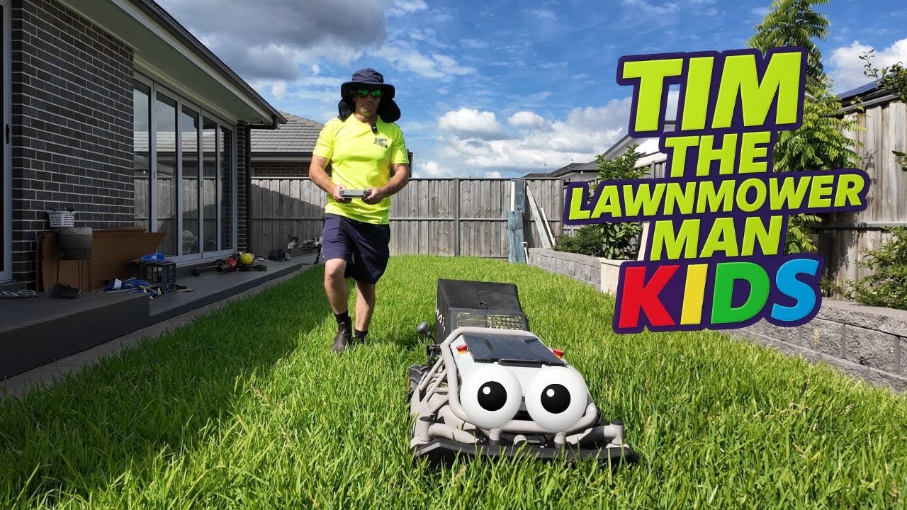 Robot Mower vs Overgrown Lawn &ndash; Kids Mowing Adventure