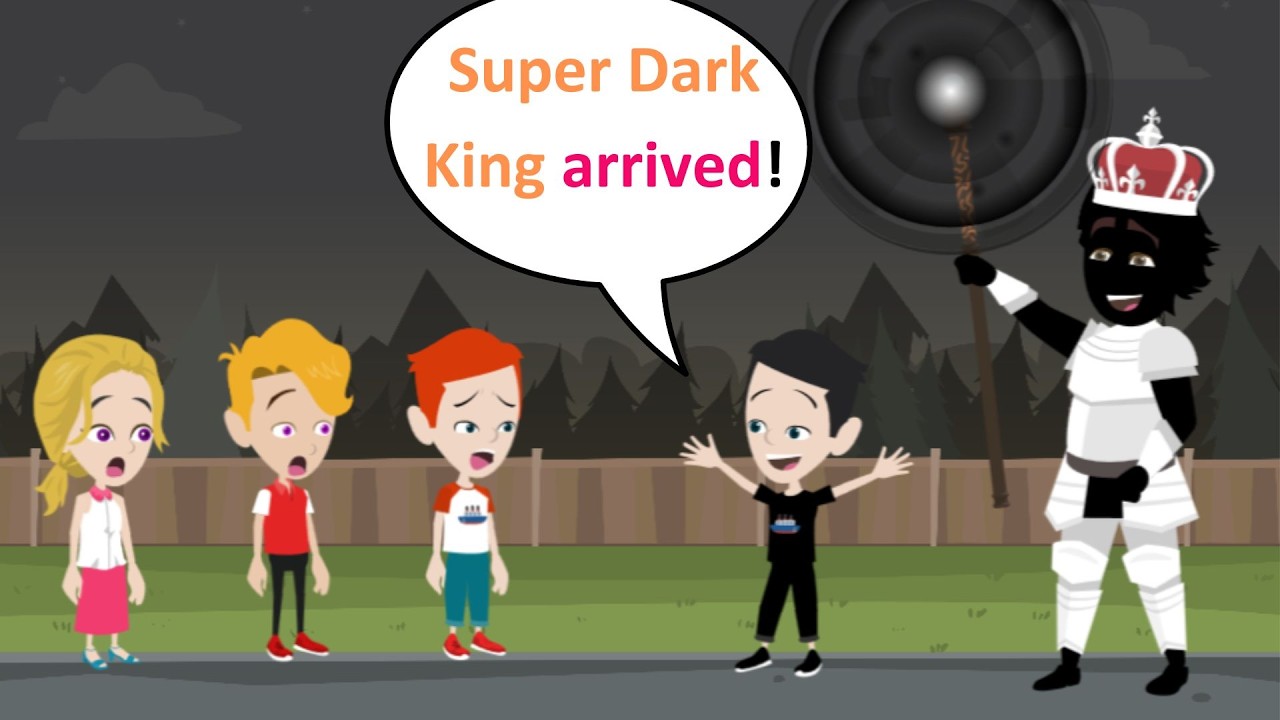 Lucas and the return of the King again  - Funny Cartoon Story - Lucas English