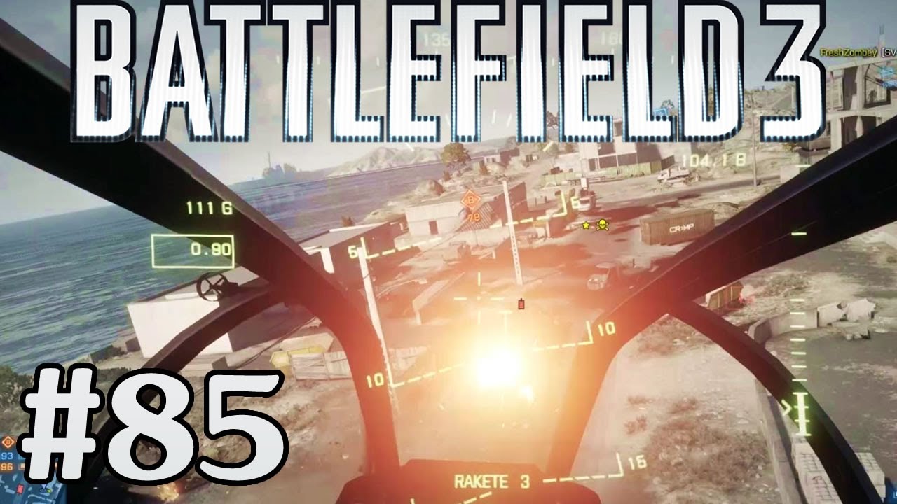 Battlefield 3 Multiplayer Gameplay #85 - Debitor im Heli feat. Zombey und Delay | DEBITOR
