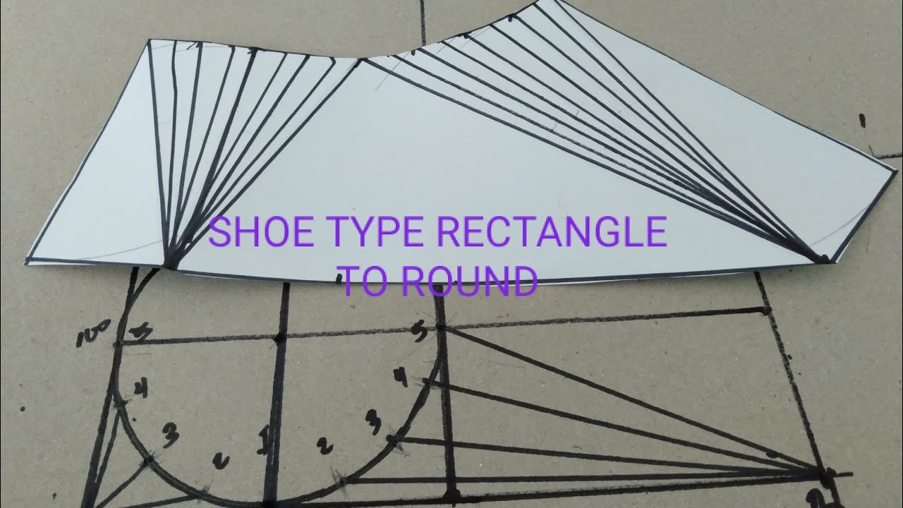 RECTANGLE TO ROUND.                      SHOE TYPE, OFFSET