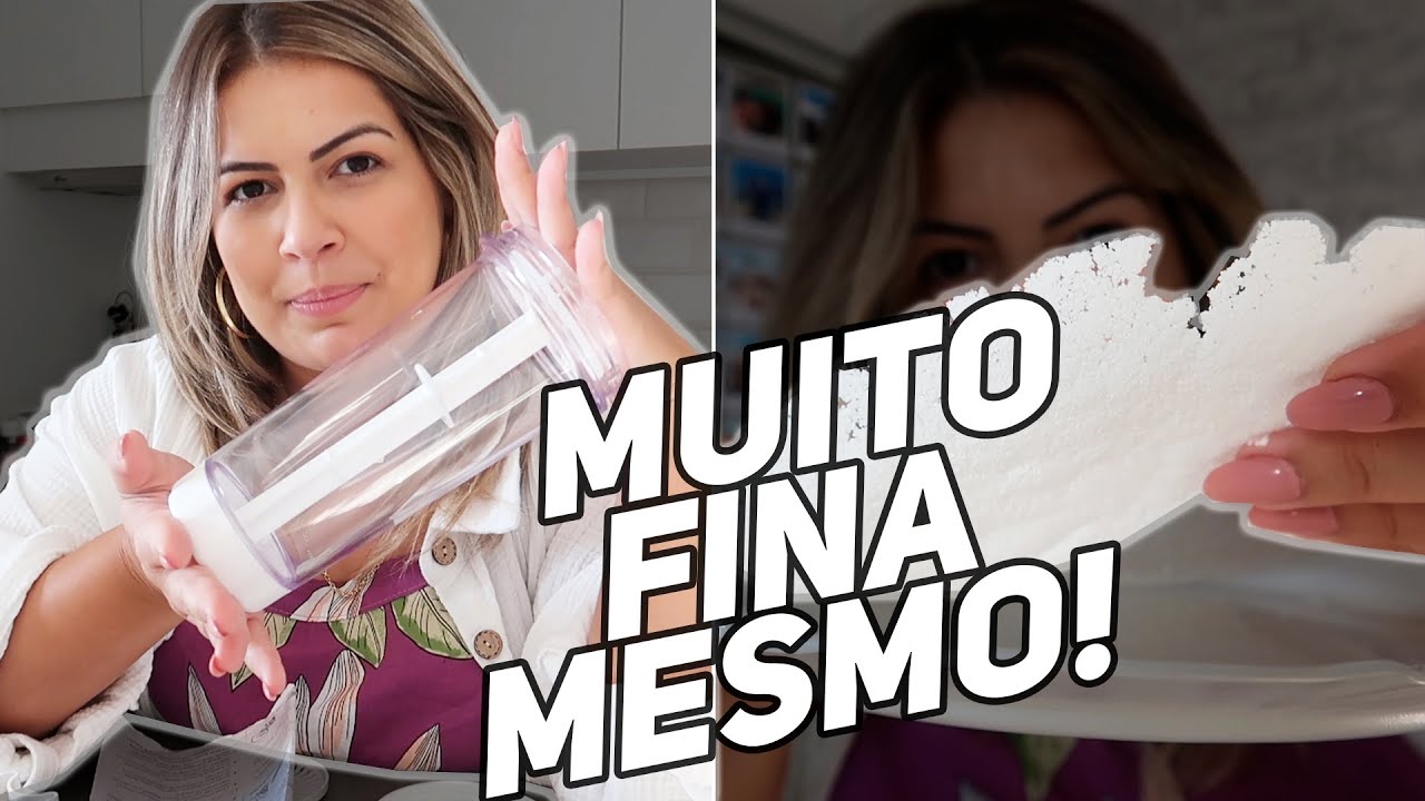 TESTANDO A TAPY - TAPIOQUEIRA QUE PENEIRA A TAPIOCA QUE COMPREI NA SHOPEE