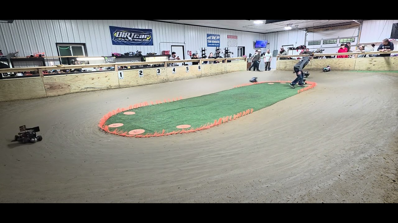 Losi Sprint 🏁🏆(A-Main) #ovalracing #losi #boxstock #sprint #sprintcar 