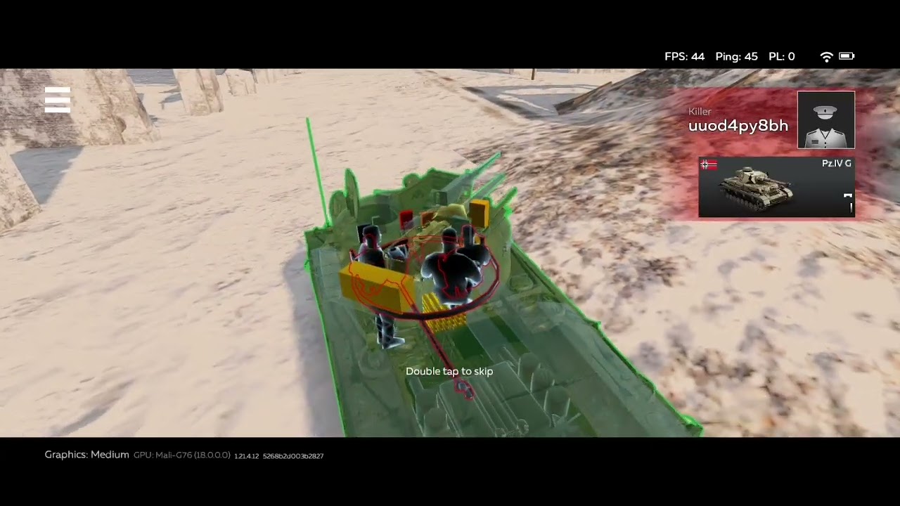 Desperate grind in a Sherman