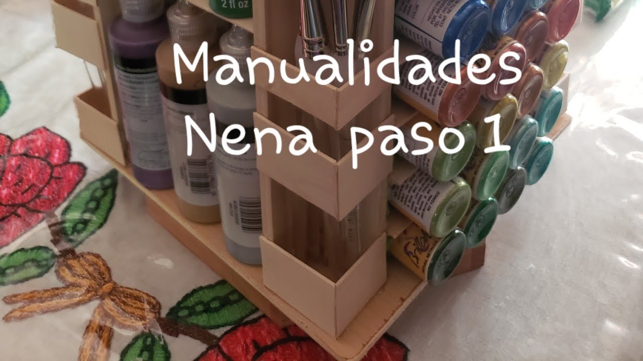 Organizador de pinturas facil y sencillo (Paso1)