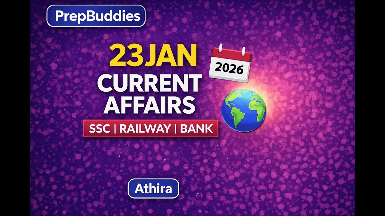 23 Jan CA Malayalam | SSC, RRB, BANK | Daily Current Affairs