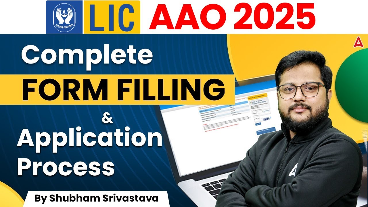LIC AAO Form Fill up 2025 | LIC AAO Application Form 2025 | Step By Step Process | By Shubham Sir
